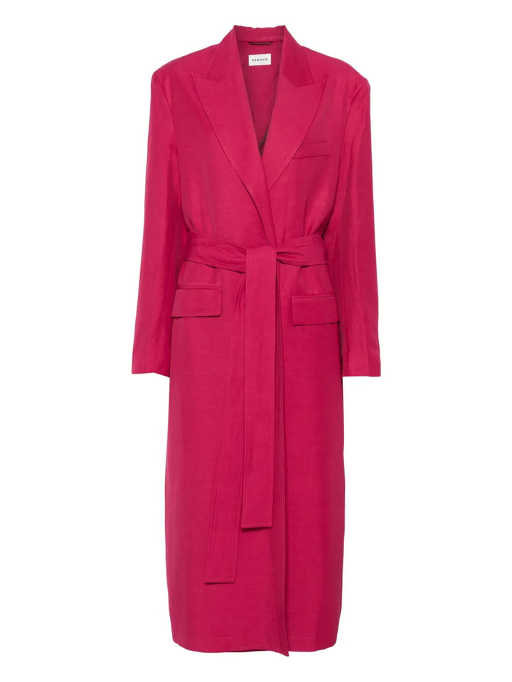belted trench coat