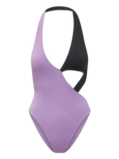 colour-block swimsuit