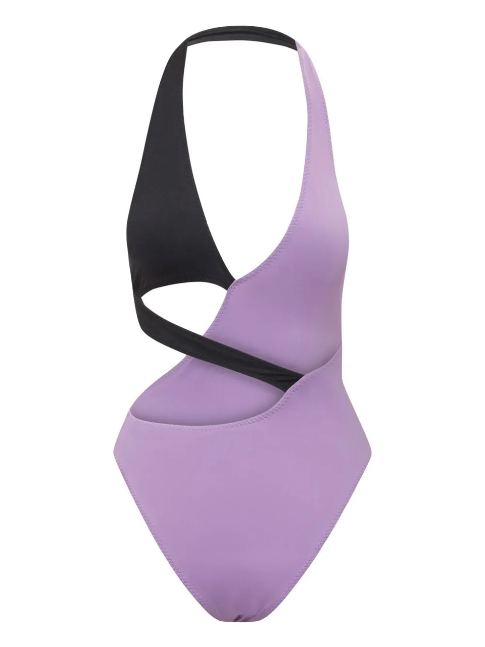 colour-block swimsuit