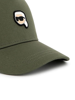 logo-embroidered cotton cap