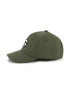 logo-embroidered cotton cap