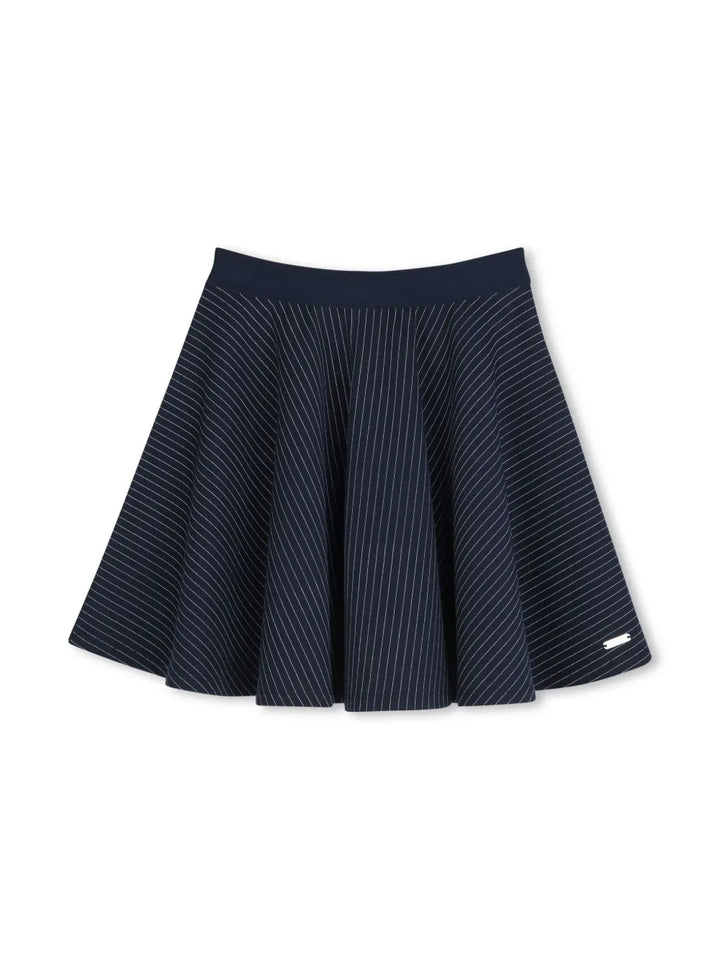 striped skater skirt
