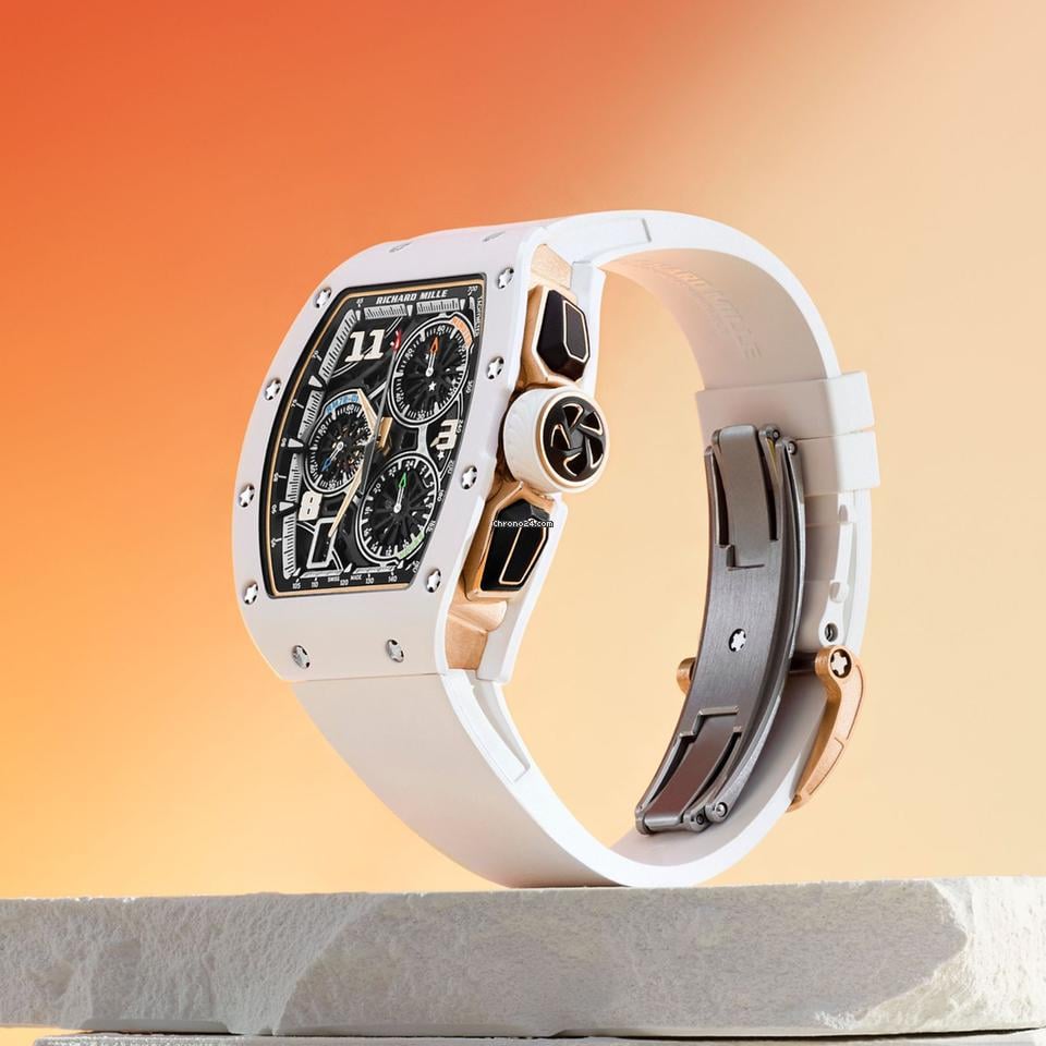 Richard Mille White Ceramic Winding Lifestyle Flyback Chronograph 2022