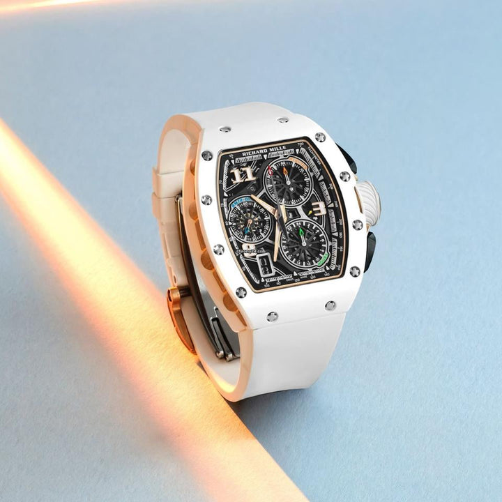 Richard Mille White Ceramic Winding Lifestyle Flyback Chronograph 2022