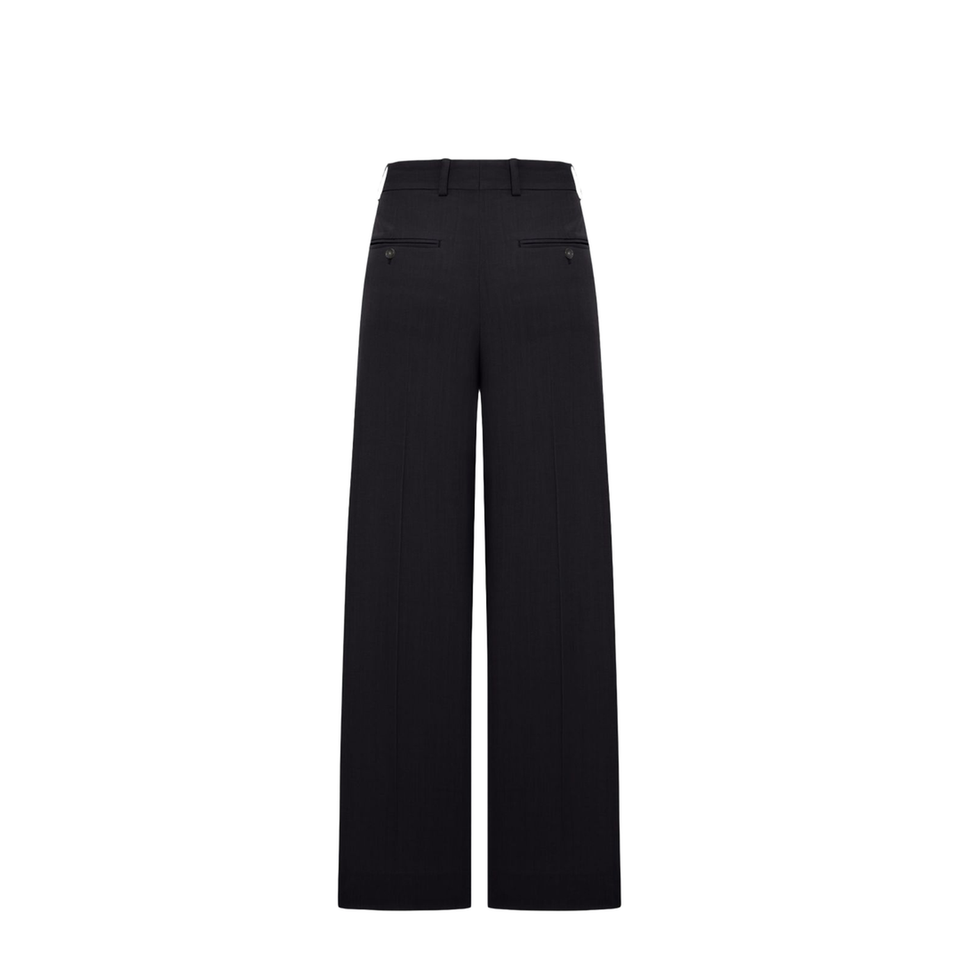 Viscose and Wool Trousers