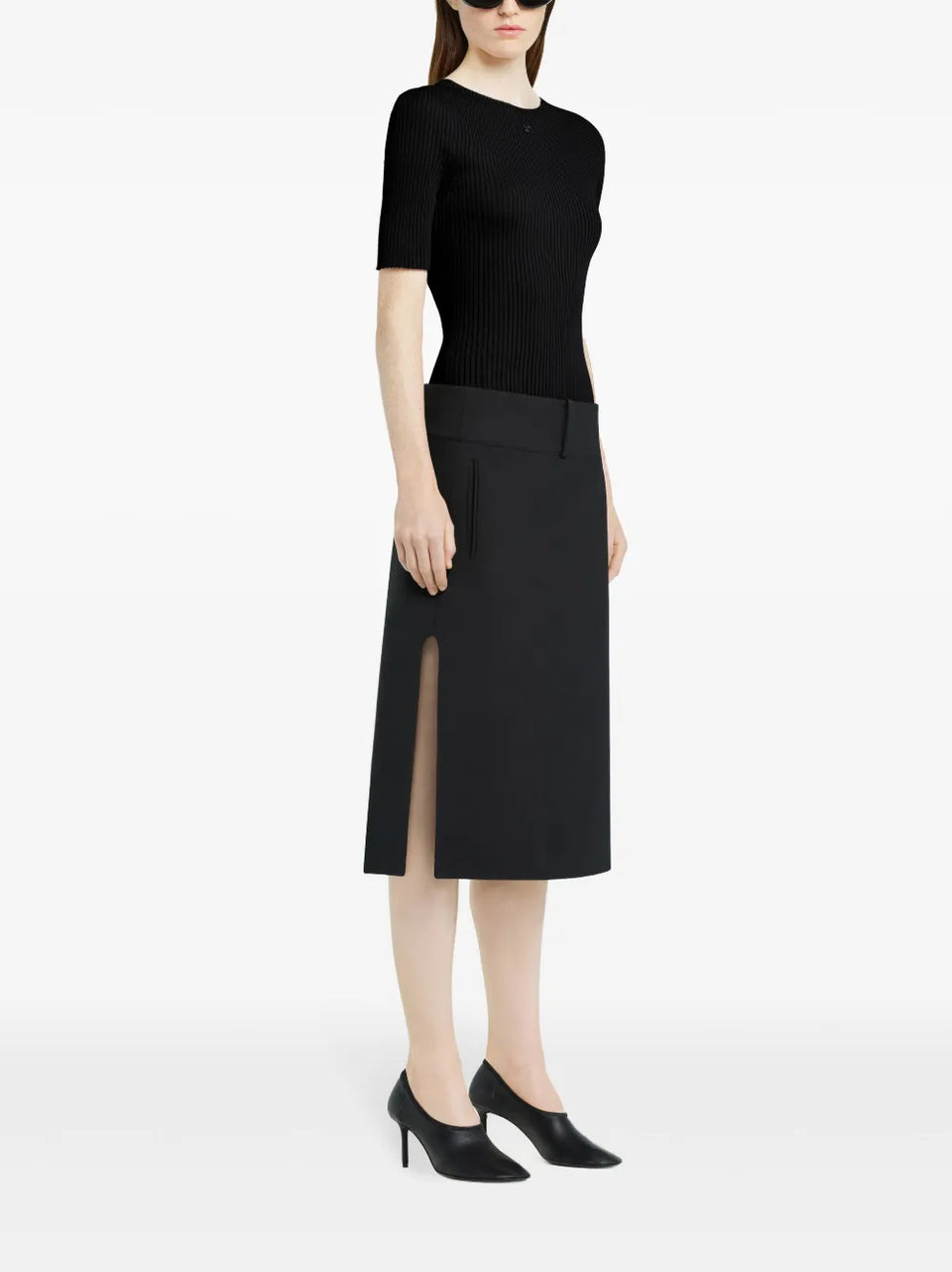 belted skirt
