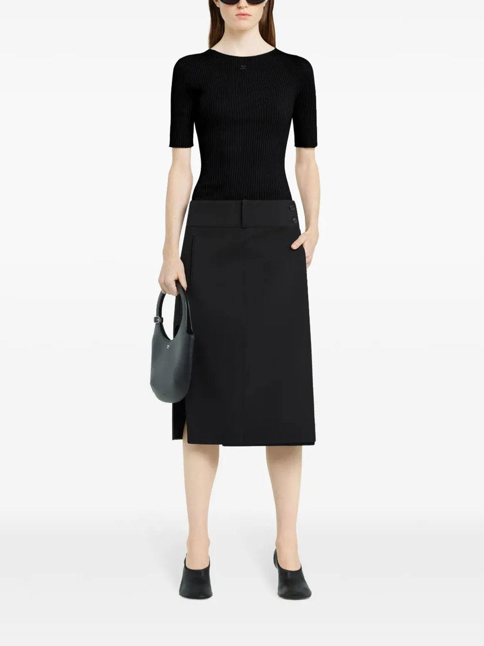 belted skirt