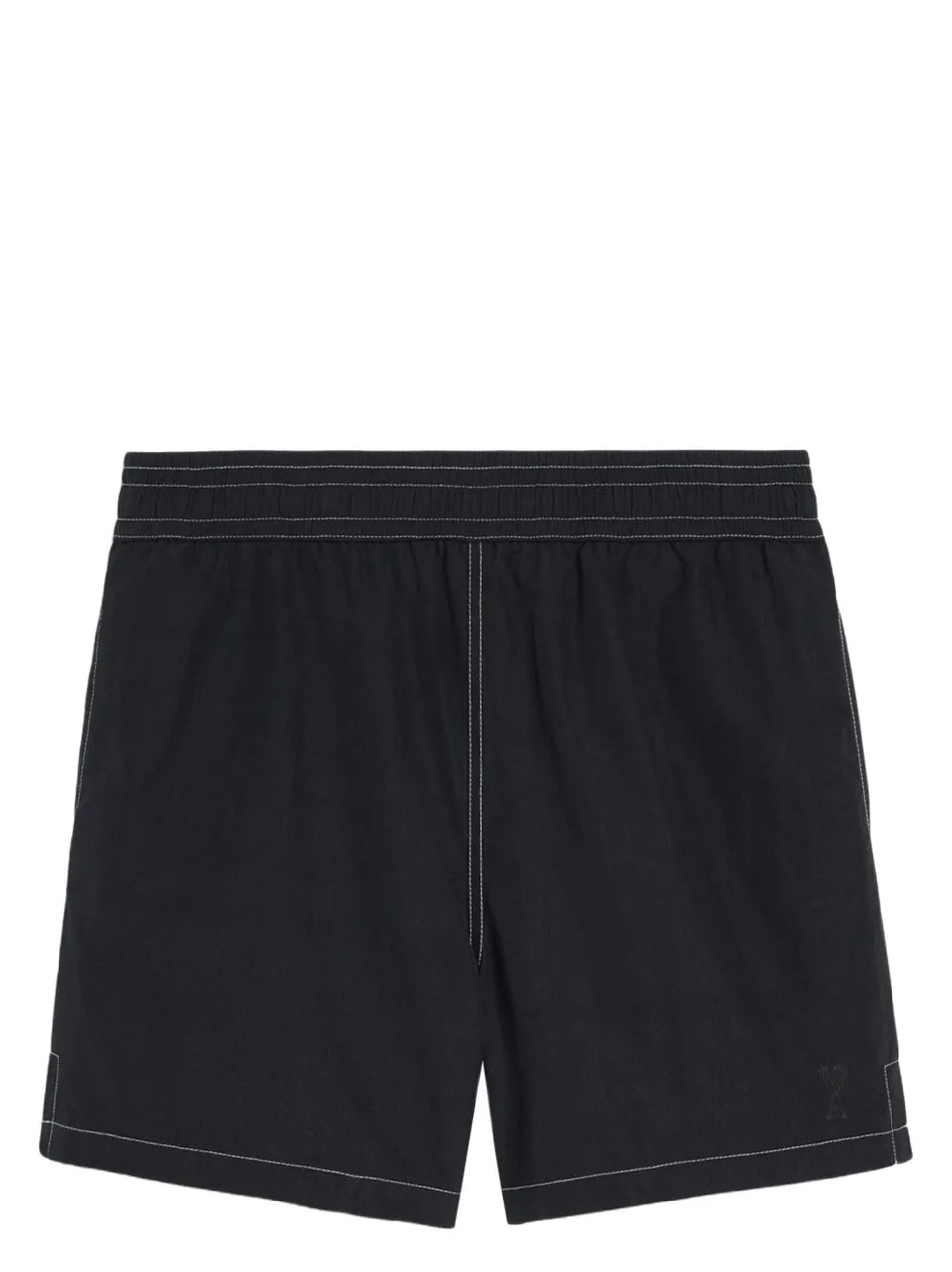 Ami de Coeur contrast-stitching swim shorts
