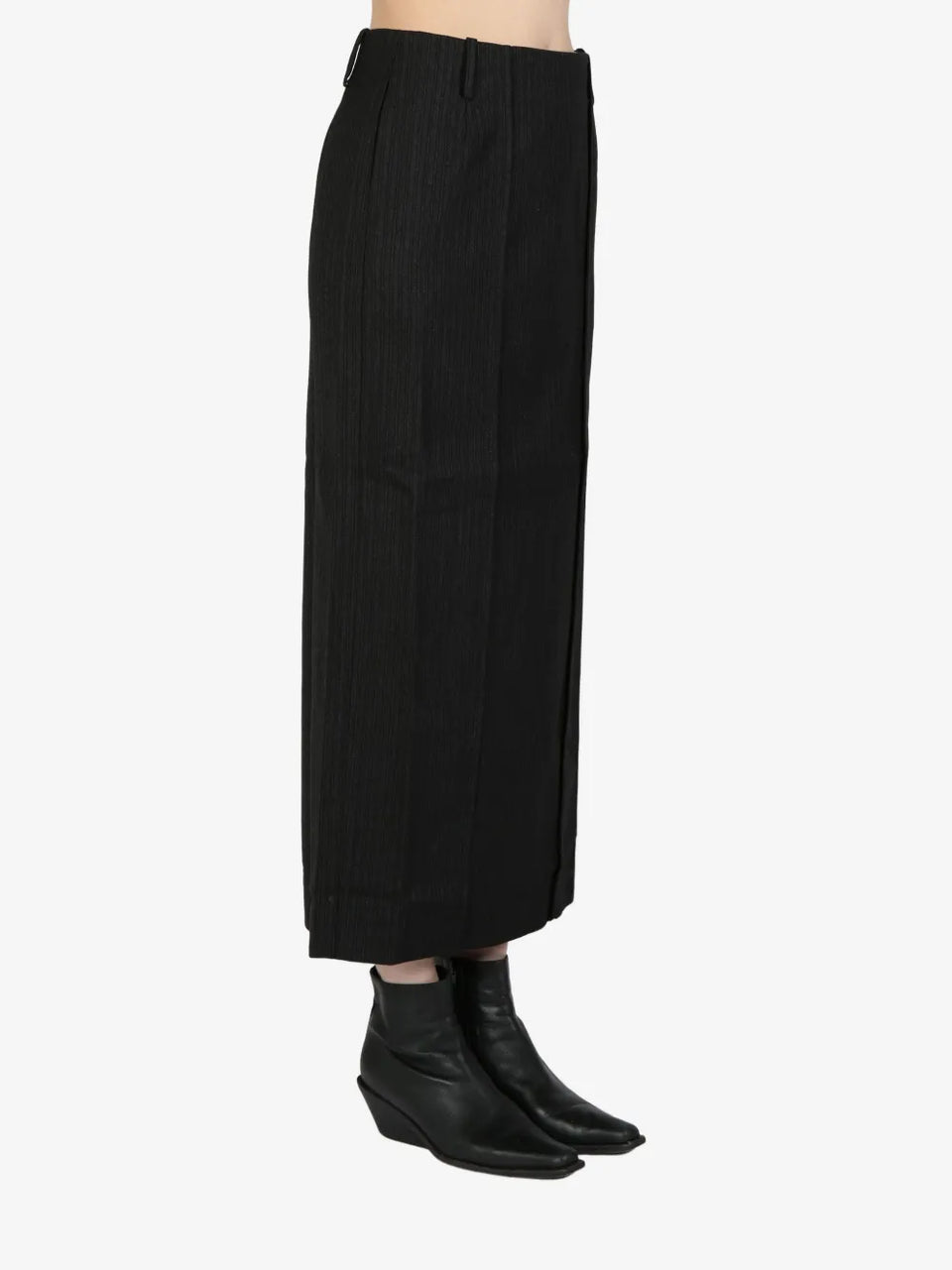 Wool Midi Skirt