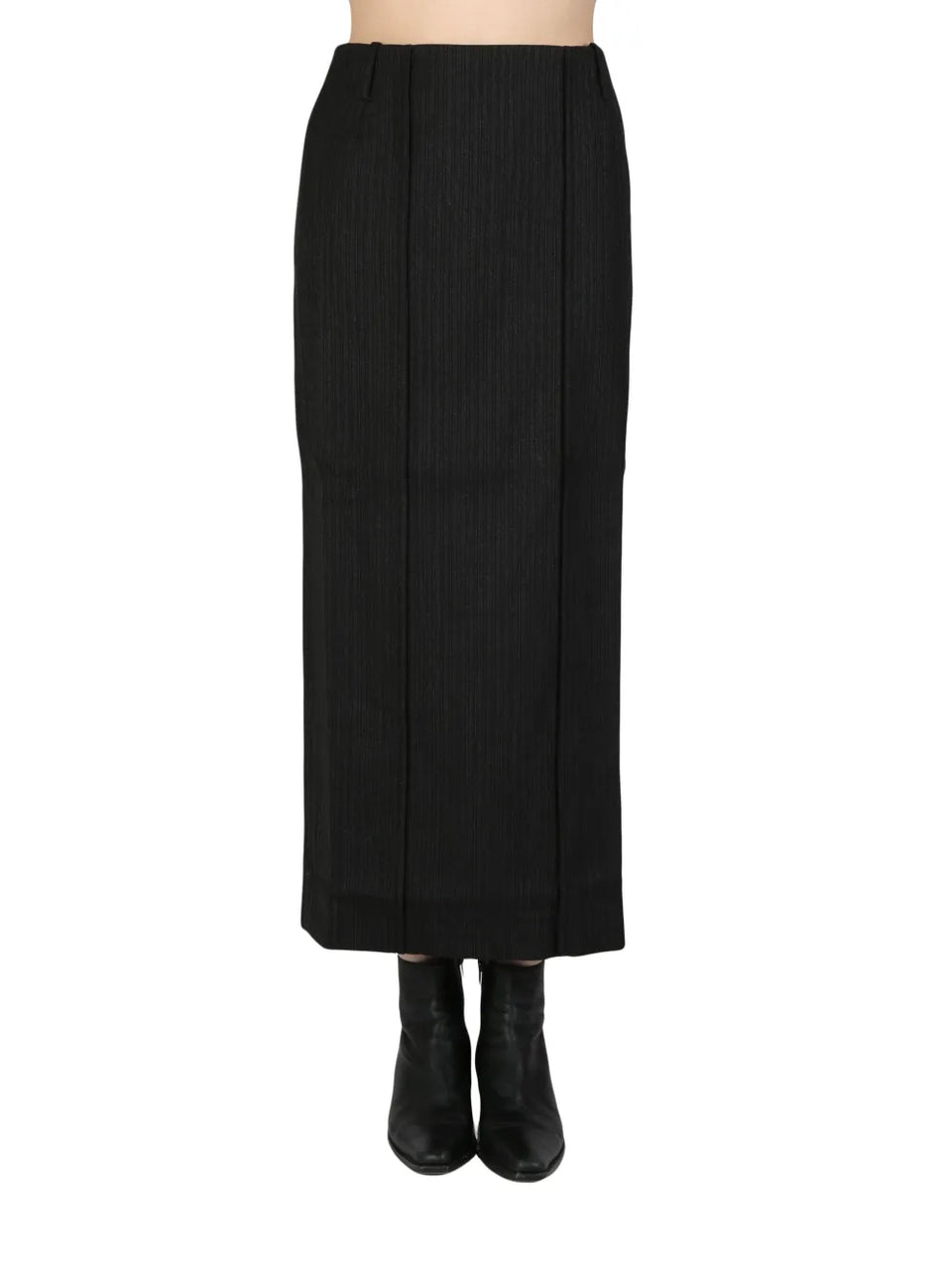 Wool Midi Skirt