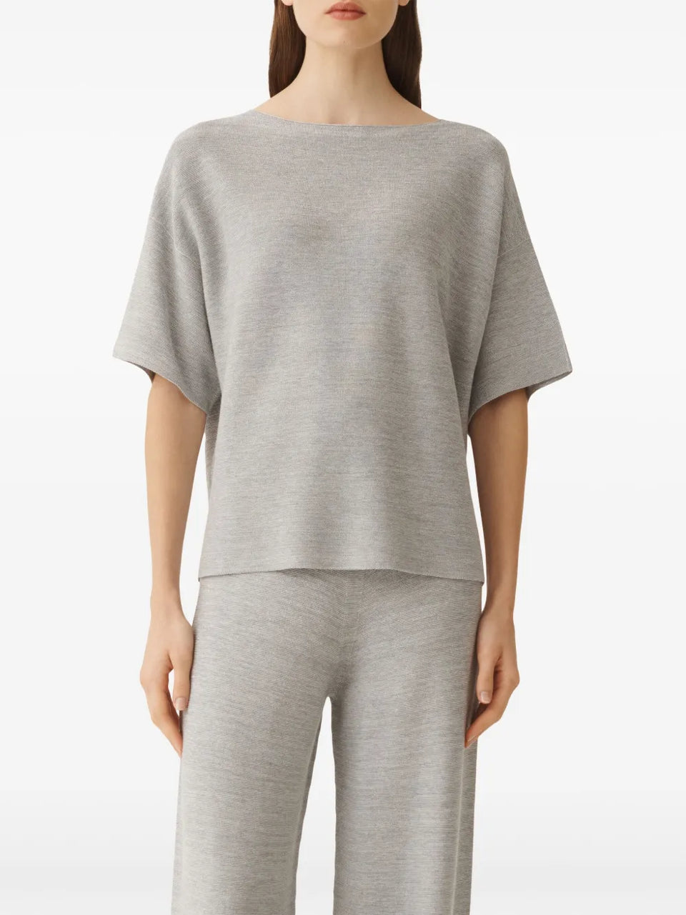 fine-knit top