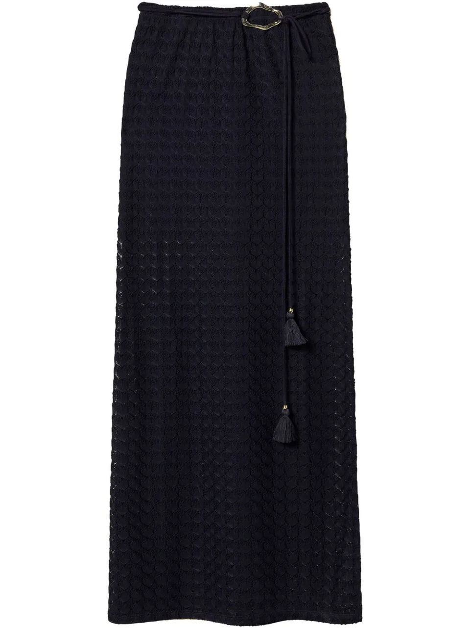 knitted maxi skirt