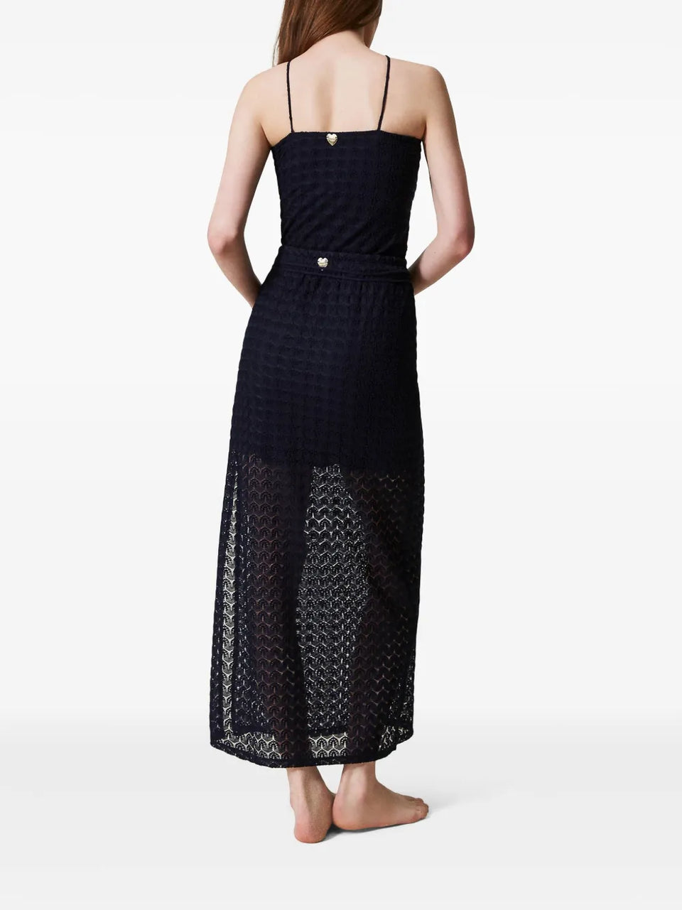 knitted maxi skirt
