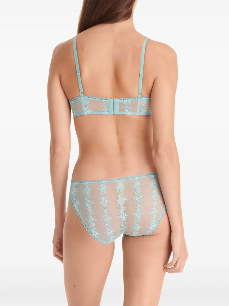 Fleurette demi-cup bra