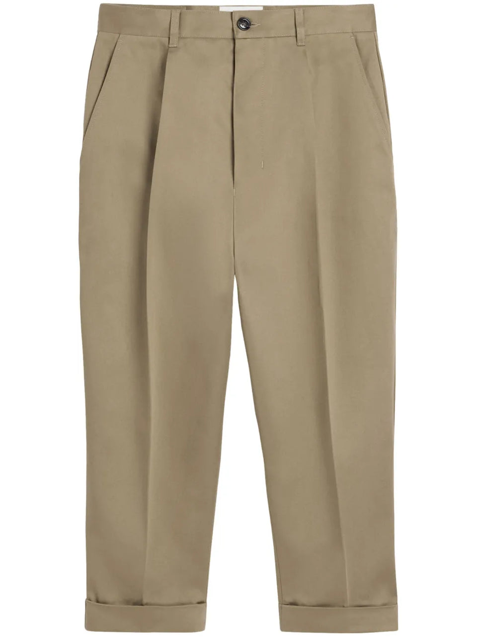 tapered-leg trousers