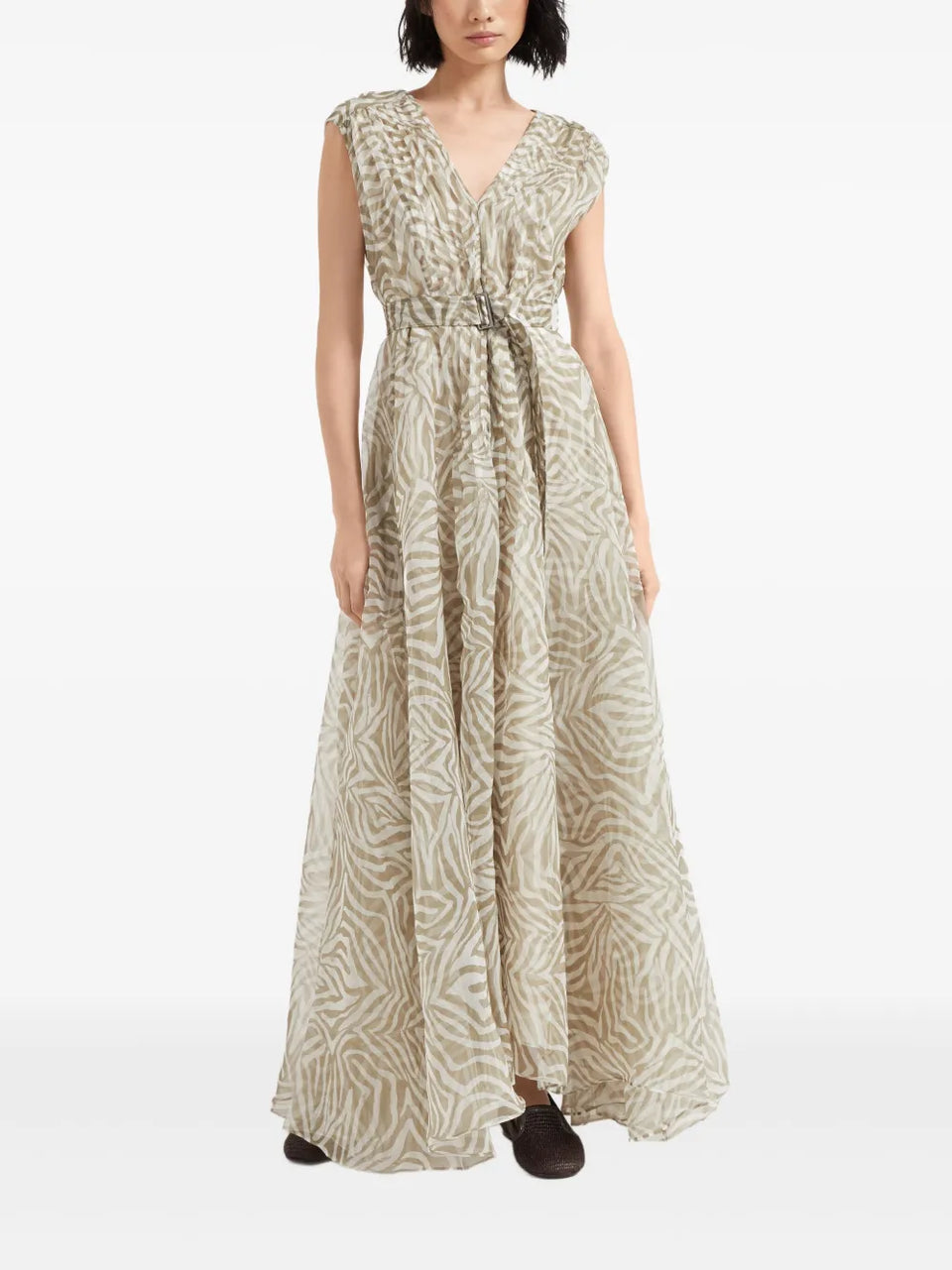 Printed Silk Dress