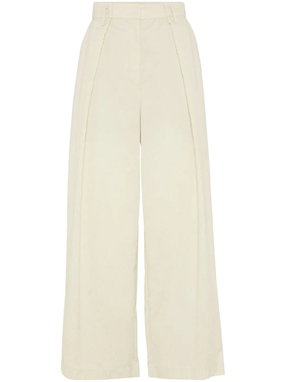 wide-leg cropped trousers
