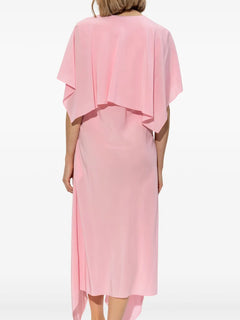 draped midi dress