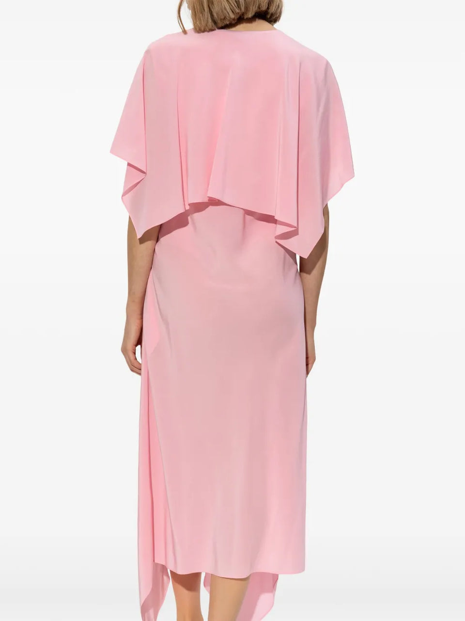 draped midi dress