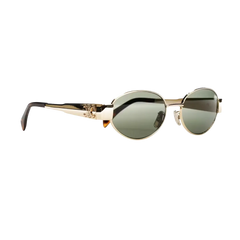 Celine Triomphe Metal 01 Sunglasses Gold/Green (4S235CMLB.35SG / CL40235U)