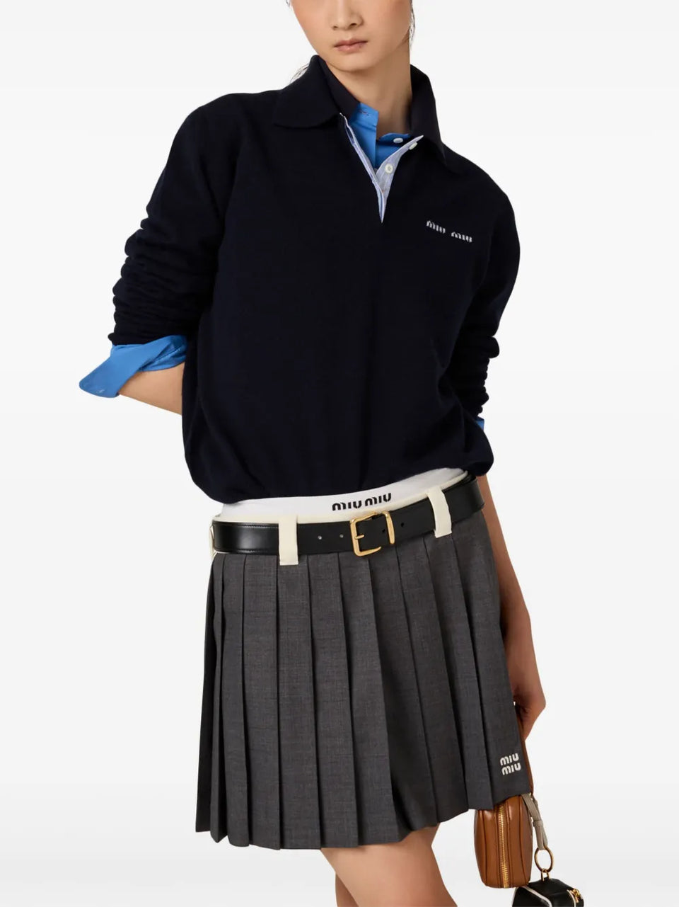 cashmere polo shirt