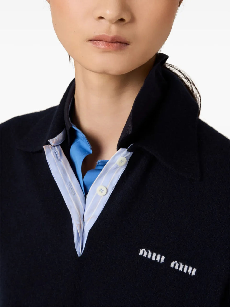 cashmere polo shirt