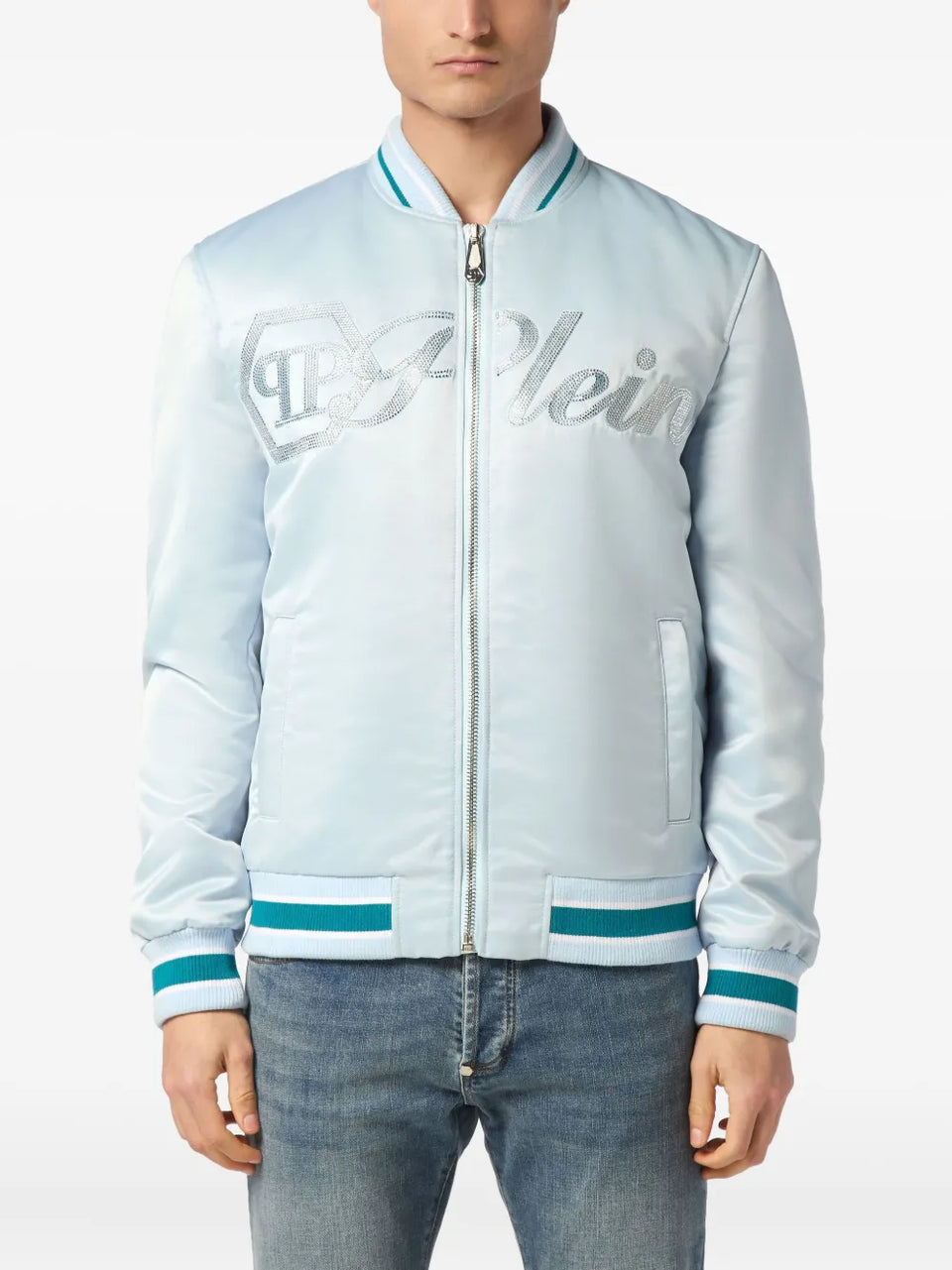 Satin Bomber Jacket