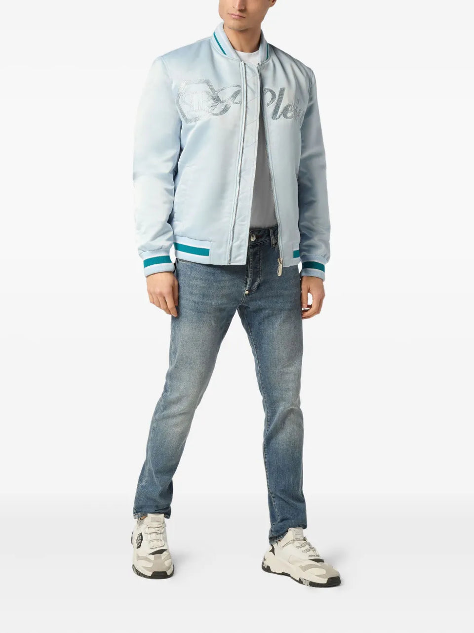 Satin Bomber Jacket