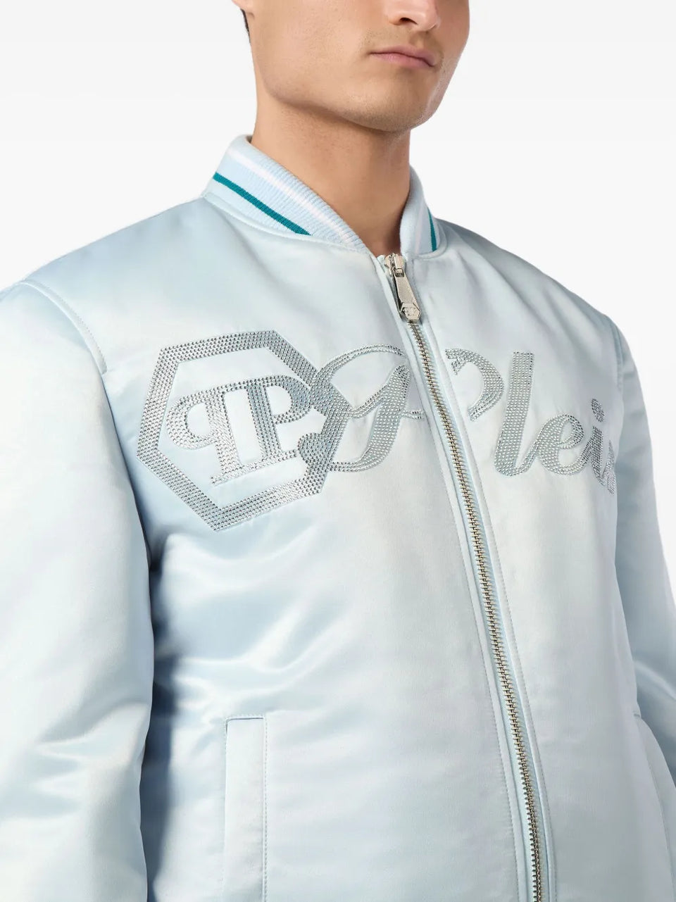 Satin Bomber Jacket