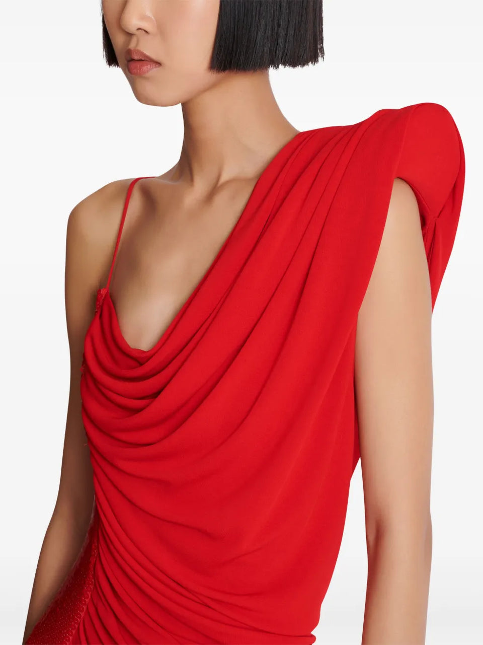 sequin detailing dress