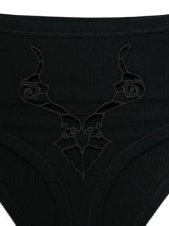 high-waisted briefs
