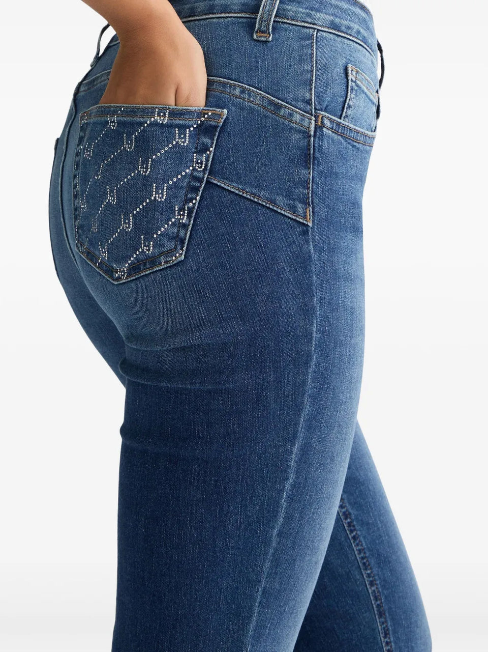 skinny rhinestone jeans