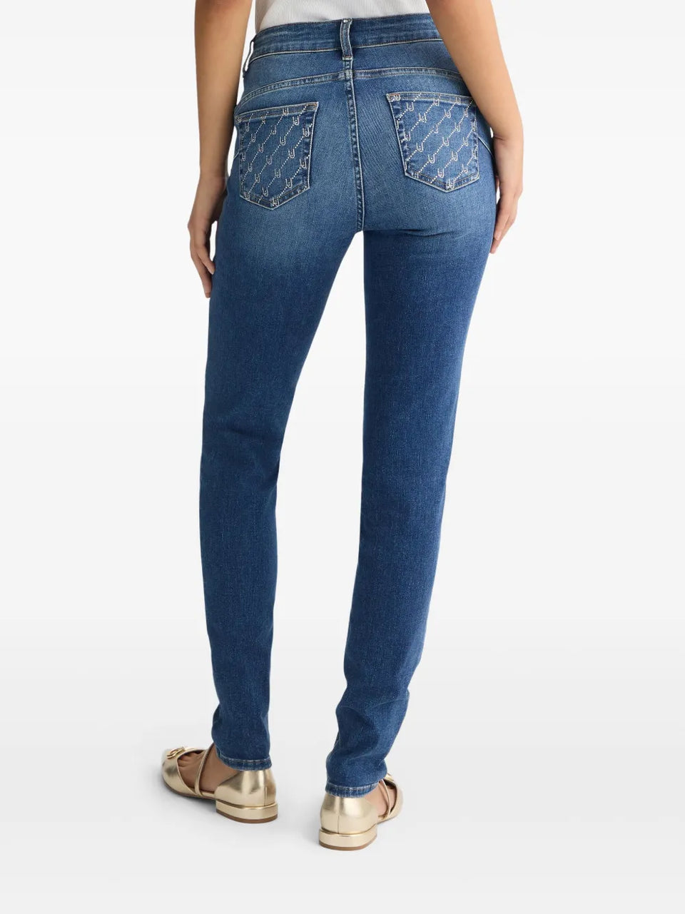 skinny rhinestone jeans