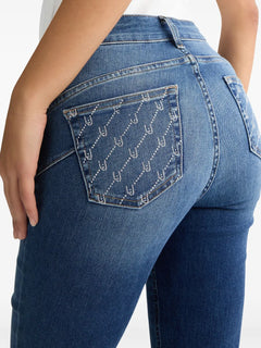 skinny rhinestone jeans