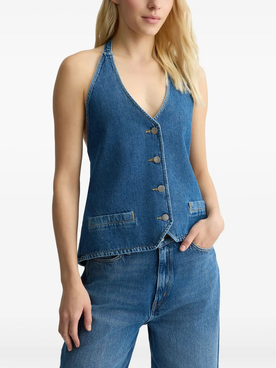 denim top