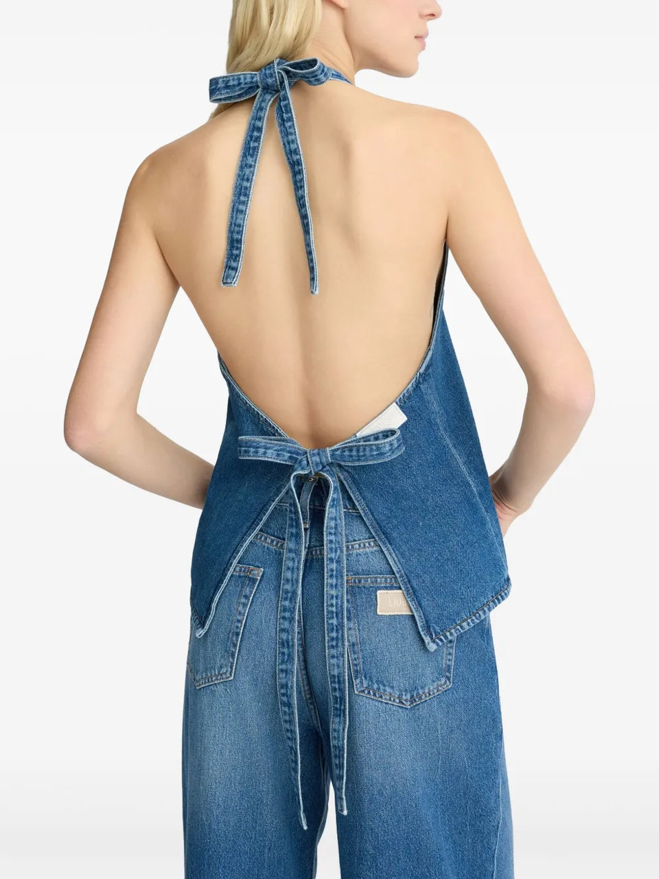 denim top