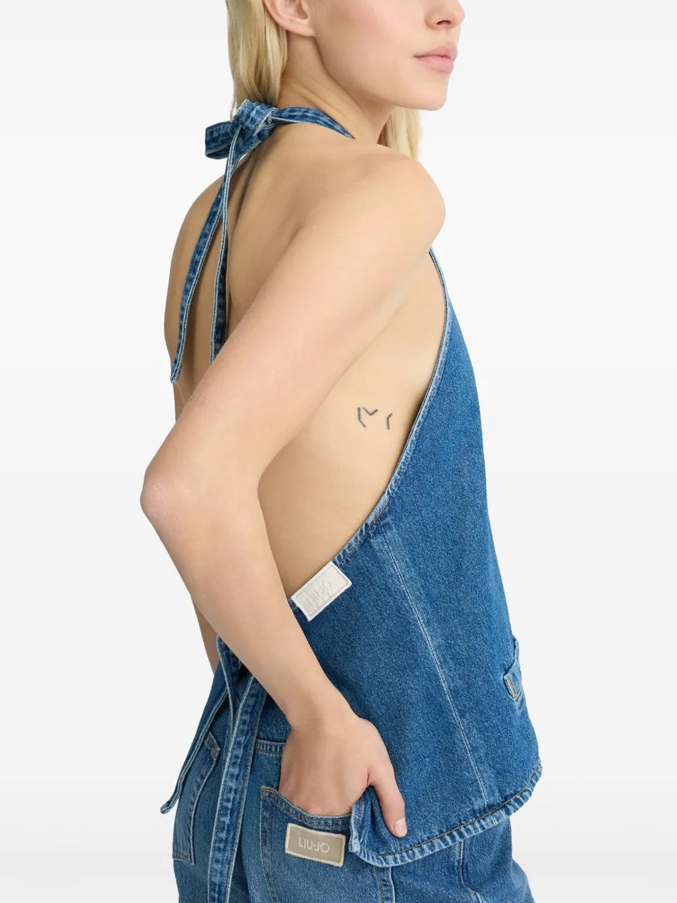 denim top
