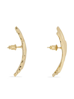 asymmetric draped earring