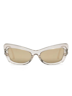 crystal-embellished cat-eye frame sunglasses