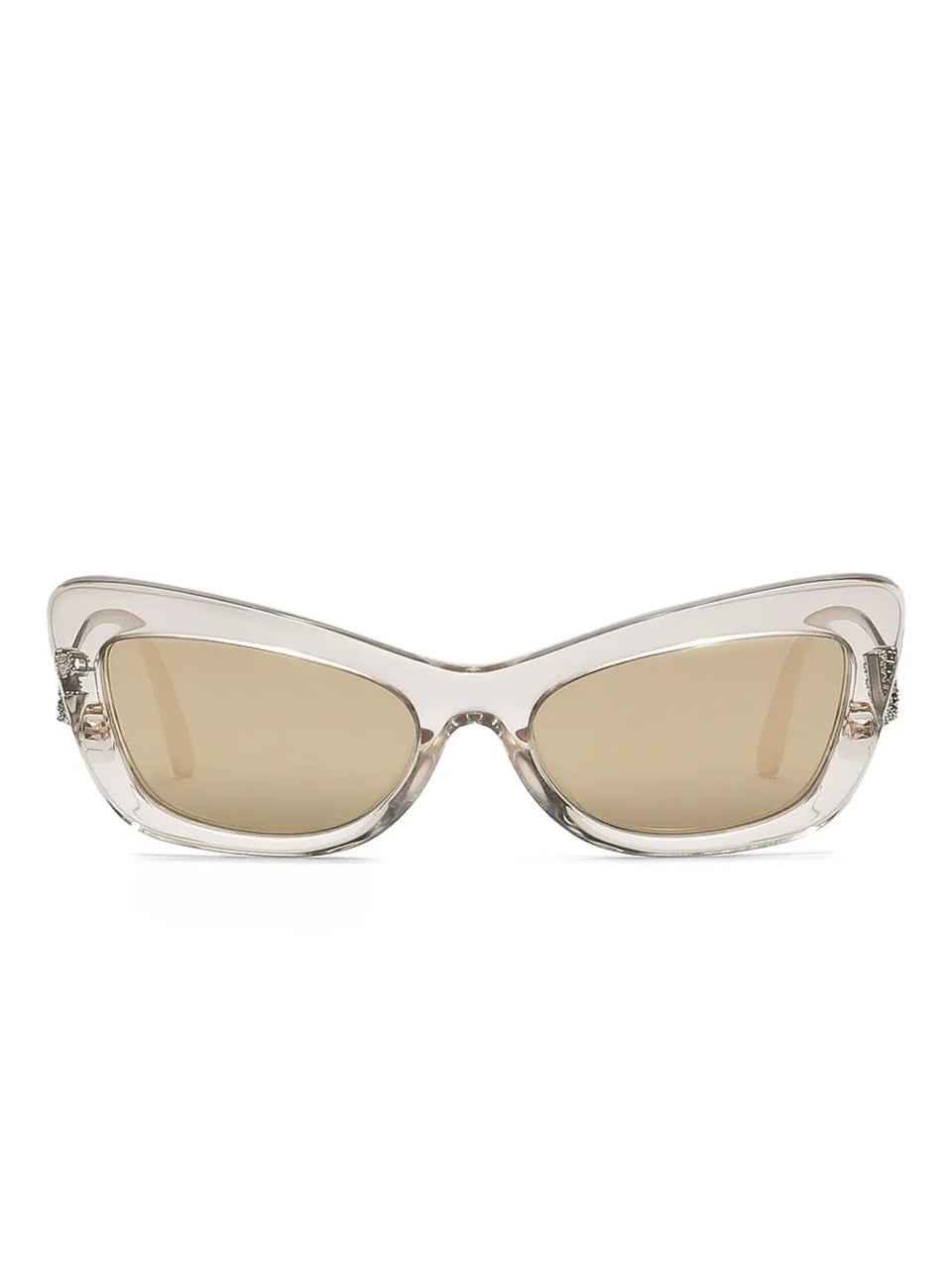 crystal-embellished cat-eye frame sunglasses