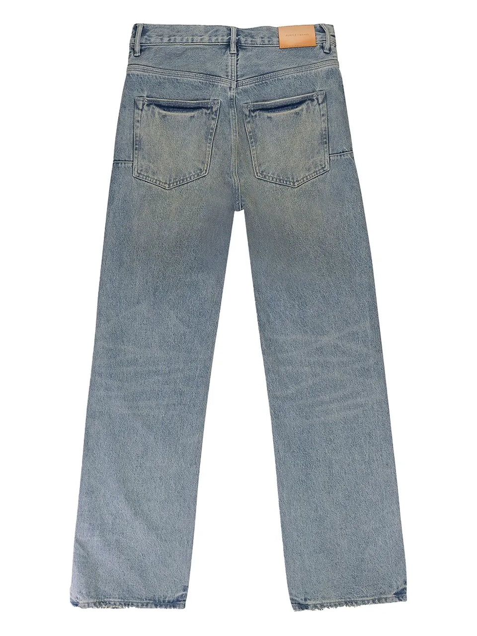 P018 Worn Clean Blue jeans