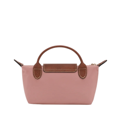 Longchamp Le Pliage Original Pouch with handle Pink Tea - Recycled canvas