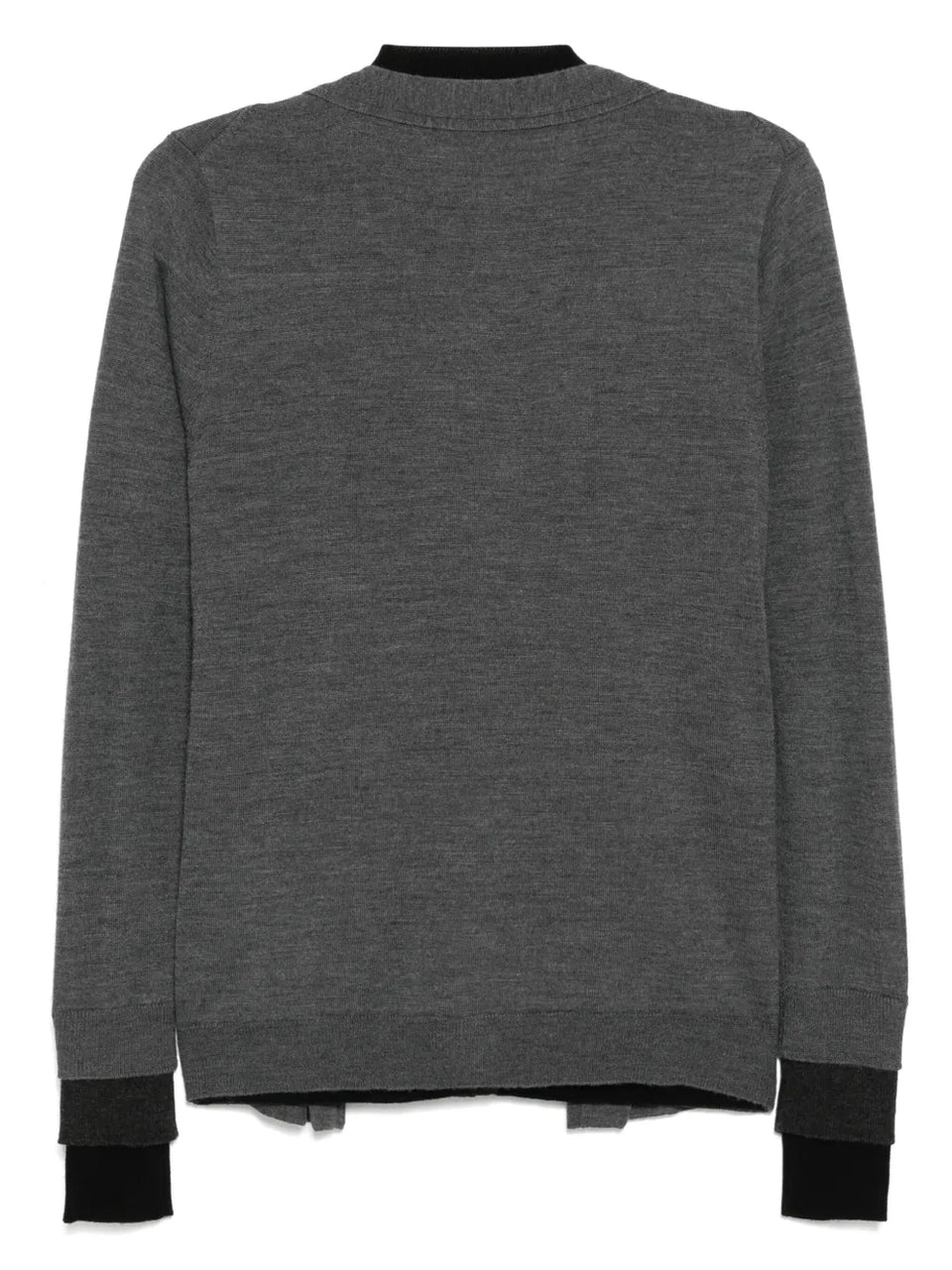 panel detailing cardigan