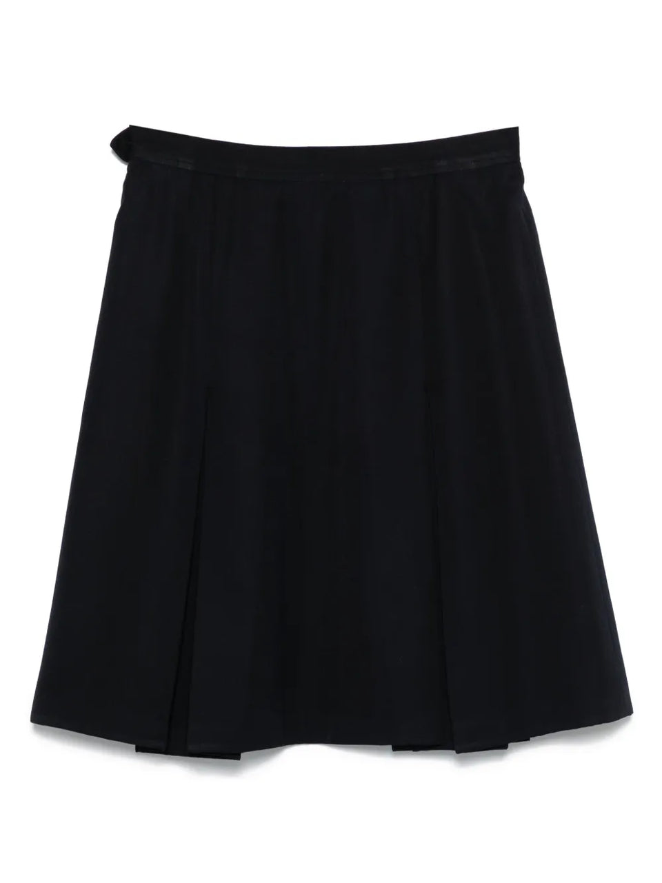 1990s pleat-detail mini skirt