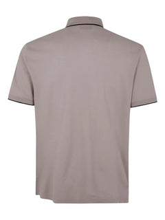 embroidered-logo cotton polo shirt