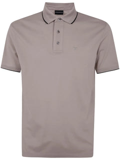 embroidered-logo cotton polo shirt