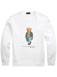 bear-motif sweatshirt