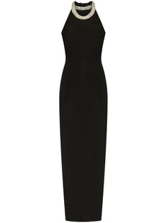 crystal-embellished maxi dress