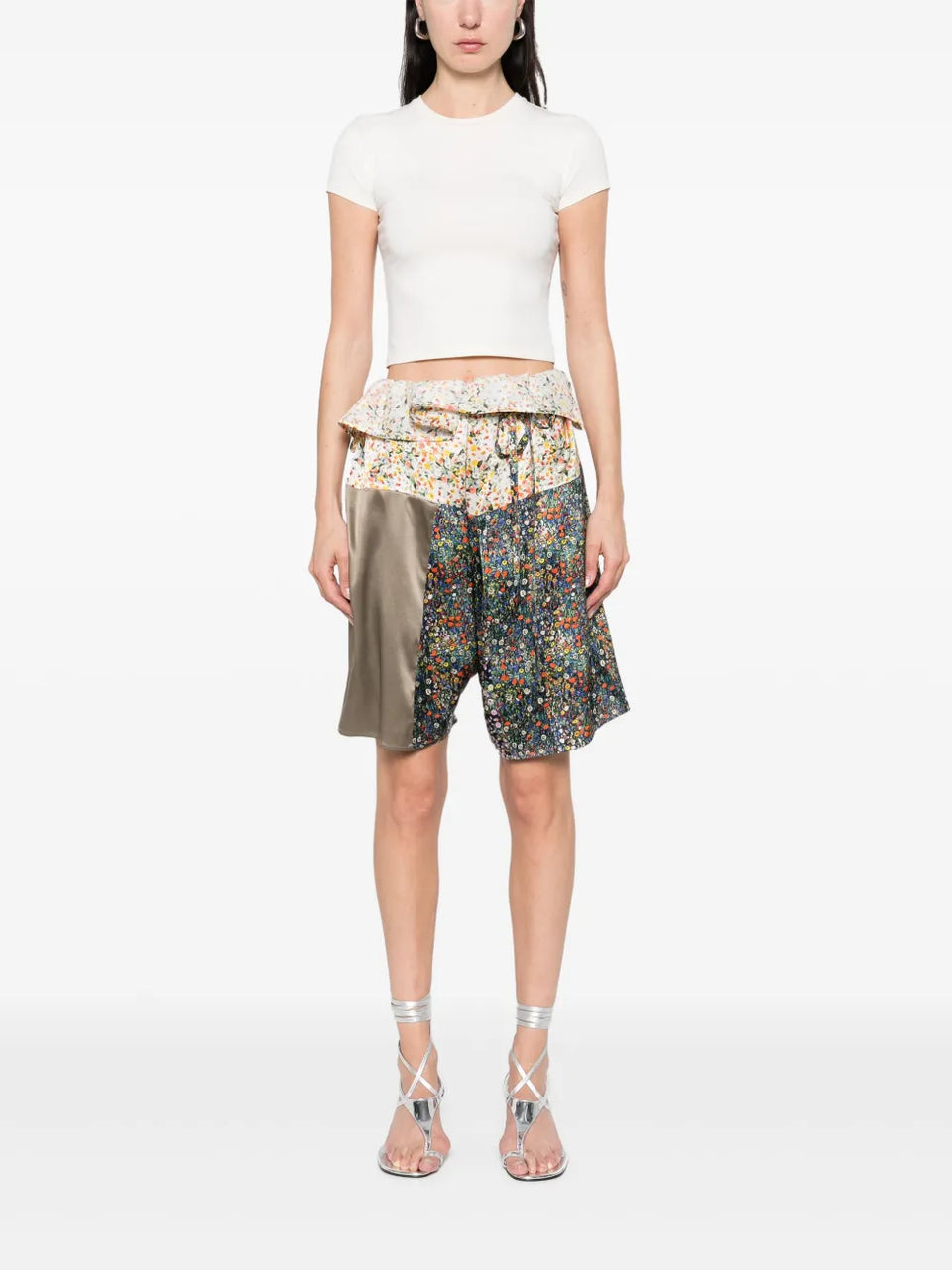 silk shorts