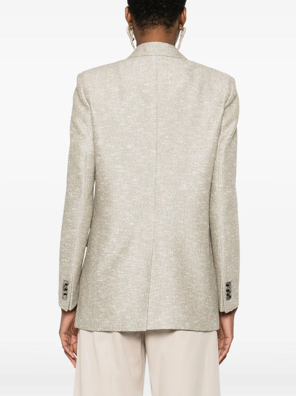 sequin-embellished blazer